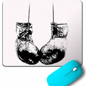 Resim Kendim Seçtim Muhammed Ali Clay Boks Eldiveni Impossible Is Mouse Pad 