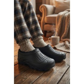 Resim Gezer Erkek Kışlık İçi Peluşlu Çıkarılıabilir Rahat Taban Kısa Eva Kar Bot 