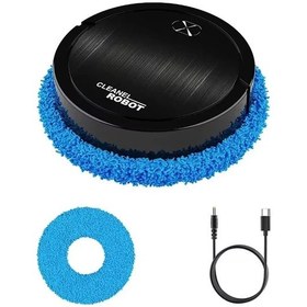 Resim Yenı Otomatik Robotlu Süpürge 3'ü 1 Arada Kablosuz Süpürme Islak Ve Kuru Black B Siyah 