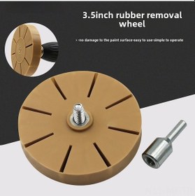 Resim Mufunye 3.5 İnç Kauçuk Temizleme Tekerleği - Otomobil Lastik Ve Sticker Kaldırıcı, Ahşap İşleri Ve Tamirlerde Etkili Kullanım 