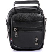 Resim U.S. Polo Assn. Siyah Rölax Unisex Postacı Çantası PLEVR8415 Siyah 