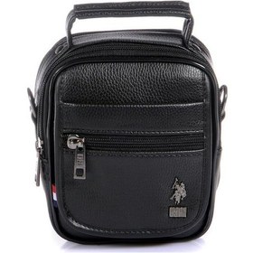 Resim U.S. Polo Assn. Siyah Rölax Unisex Postacı Çantası PLEVR8415 Siyah 