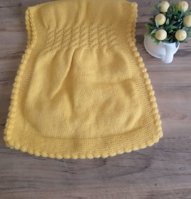 Resim Kartopu El Örgüsü Bebek Yelek 