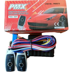 Resim PMX Uzaktan Kumanda Açma Kapama Merkezi Kilit (4 Tuşlu) 