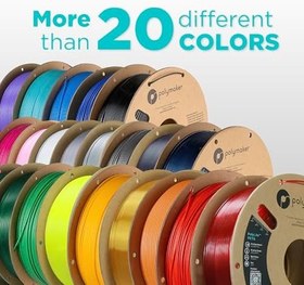 Resim Polymaker PETG Filament 1.75mm, 1kg Güçlü PETG Beyaz Filament Karton Makara - PolyLite PETG 1.75mm Beyaz 3D Yazıcı Filamenti, 3D Filamentler Kullanarak Çoğu 3D Yazıcıyla Baskı Yapın 