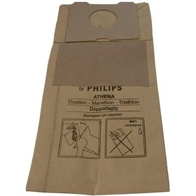 Resim 1. Kalite Philips Uyumlu HR 1300 3 Katlı Kağıt Toz Torbası 10 Adet 