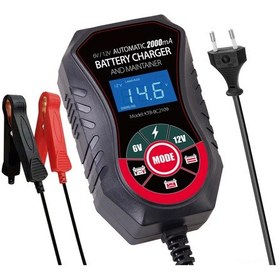 Resim Konesam Akıllı Hızlı Şarj Ve Onarım Özellikli 12v 2a Araç Akü Şarj Cihazı - Lcd Ekranlı, Kurşun Asit Bataryalar İçin 