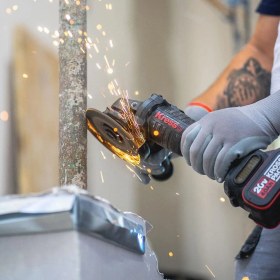 Resim Kress KUH10.9 20VOLT 125MM Kömürsüz Profesyonel Şarjlı Devir Ayarlı Avuç Taşlama (Akü Dahil Değildir) 