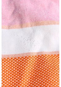 Resim %100 Pamuk Outlet 70x150 Plaj Havlusu Turuncu 