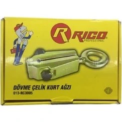 Resim Rico RC3005 5 Numara Dövme Çelik Kurt Ağzı Metalik Gri 
