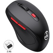 Resim Rogfer Hxsj T67 2.4g Basit Stil Kablosuz Fare Siyah Diğer - Black Diğer 