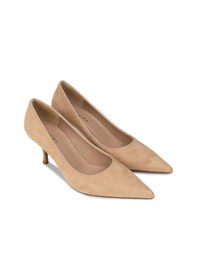 Resim Deery Kadın Süet Bej Sivri Burun Stiletto - V4045zbejm01 Bej 