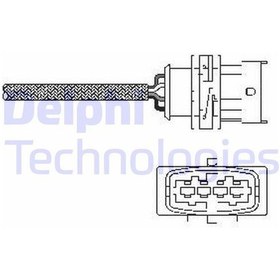 Resim Delphı Es10789-12b1 - Oksijen Sensörü Ön Astra G-corsa C 1.4 16v 