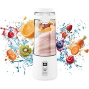 Resim Topnotch Lalayuan Taşınabilir Beyaz Blender Usb Şarjlı 18000 Rpm Led Ekranlı Seyahat 