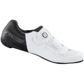 Resim shimano Sh-rc502 Spd/sl Yol Bisileti Ayakkabısı 46 Numara Beyaz Siyah 
