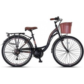Resim Ümit Alanya 28 Jant 2810 Kadın Atb V 21 Siyah-kahverengi Şehir Bisikleti Siyah 