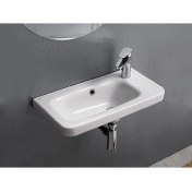Resim Turkuaz Seramik Cerastyle Noura 60 Cm Etajerli Lavabo 