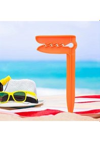 Resim Microcase Dış Mekan Plaj Havlusu Çarşaf Vb Şeyler İçin Sabitleyici Kıskaçlı Aparat - Al5304 8 Adet Turuncu 