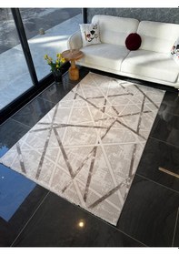 Resim Still Halı Salon, Oturma, Yatak Odası Halısı Desen Kodu 77793-070 Bej 