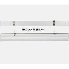 Resim Cata Mutfak Tezgah Altı Aydınlatma 20W 120CM Gün Işığı Özellikli Sarı Renkli 