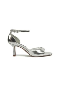 Resim Nine West TUMPEN 6FX Gümüş Kadın Topuklu Sandalet 