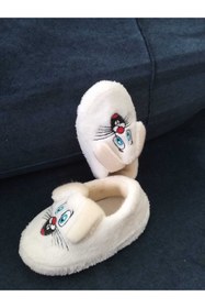 Resim Lion unisex çocuk ev panduf 