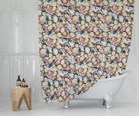 Resim Tropik Zethome Banyo Duş Perdesi 11909 Tek Kanat 1x180X200 