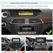 Resim demirusta Benz C-class W204 2011-14 Carplay+and.auto Navigasyon Dvd Kamera 