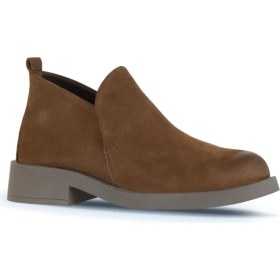 Resim Bueno Shoes Açık Kahverengi Nubuk Kadın Topuklu Bot 01WD3902 01WD3902 