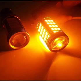 Resim Femex Eco Ba15s 93 Tek Duy P21w Tip 63 Ledli Düz Tırnak Turuncu 