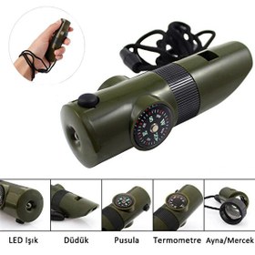 Resim Argeus H7-1 Fenerli Dereceli Pusulalı Düdük 