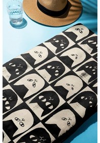 Resim Dijital Baskı Plaj Deniz Havlusu Kedi Desenli Peştamal Hvl0075 Renkli 