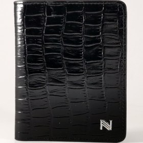 Resim Nardo Unisex Siyah Hakiki Deri Cüzdan 