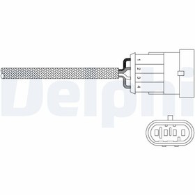 Resim Fiat Albea 1.2 16V Lambda Sensörü DELPHİ Marka 46762182 