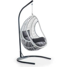 Resim Cosmo Bahçe Salıncağı - Kahverengi Rattan 