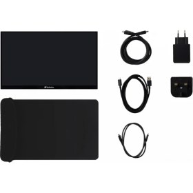Resim Verbatim 15.6" Full HD Dokunmatik IPS + HDR Ekran / Freesync / Entegre Hoparlörlü 60 Hz / 6ms Alüminyum Taşınabilir Monitör - PMT-15 (49592) (Neopren Koruyucu Kılıf Dahil) 