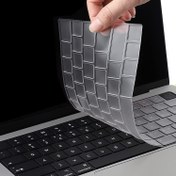 Resim Nezih Case Apple Macbook 13.3 Air A1932 Toza Sıvıya Dayanıklı Klavye Koruyucu Şeffaf Silikon Ped 