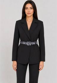 Resim Mys Collection Kemer Detaylı Blazer Ceket 