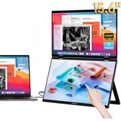 Resim ZEUSLAP Z15wt 2x15.6" Çift Ekran 1920*1080@60hz Full Hd Ips Panel 250cd/m² Dokunmatik,taşınabilir Monitör 
