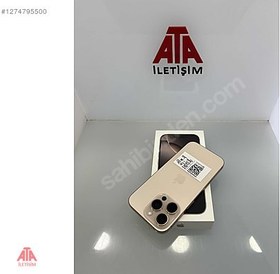 Resim Apple iPhone 16 Pro İkinci El TR | 1 TB | Çöl Titanyum 