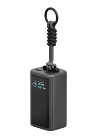 Resim Energea Compac Arc 45 Dijital Göstergeli 10.000 Mah Dahili Type-c Kablolu 45w Şarj Çıkışlı Pd Hızlı Şarj Powerbank - Siyah Siyah 