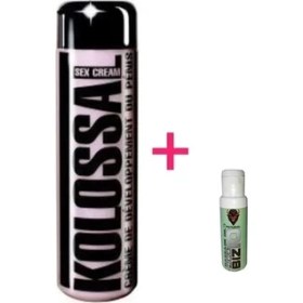 Resim Buğz Kolossal Krem 200 ml Erkekler Özel Bölgeyi Losyon 3 Ad + Natural Masaj Yağı Ile 1AD 