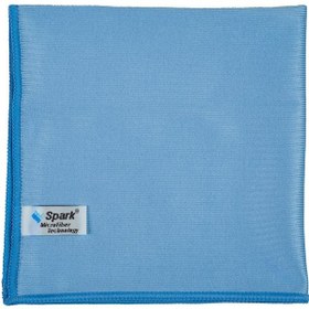 Resim 2 Adet Spark Kristal Mikrofiber Cam Silme Bezi Ve Genel Temizlik & Kurulama Bezi 40x40 Cm. Mavi 