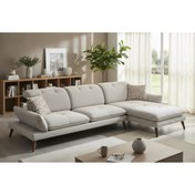 Resim Vivense COSY KÖŞE KOLTUK, AHŞAP AYAK, SAĞ KÖŞE, KIRIK BEYAZ 