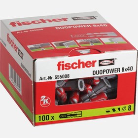 Resim Fischer Duopower 8x40 mm Dübel 100'lü Paket 