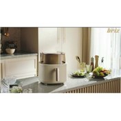 Resim Mena Rise BR660 Fritöz Otomatik Karıştırıcı Zaman Ayarı Xl 6 Litre Airfryer 