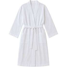 Resim Luz Yıkanmış Keten Kimono Beyaz - XS 