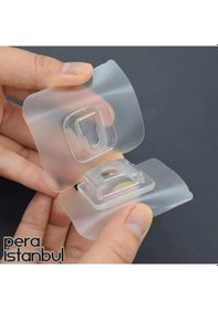 Resim 16 Adet Süper Güçlü Şeffaf Çerçeve Askısı Resim Mutfak Kancası Kendinden Yapışkanlı Şeffaf Yapışkan 