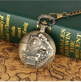 Resim Tren Temalı Köstekli Saat - 9041127384988do 