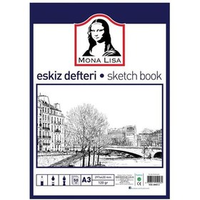 Resim Mona Lisa Eskiz Defteri 50 YP 120 GR A3 BN05-3 